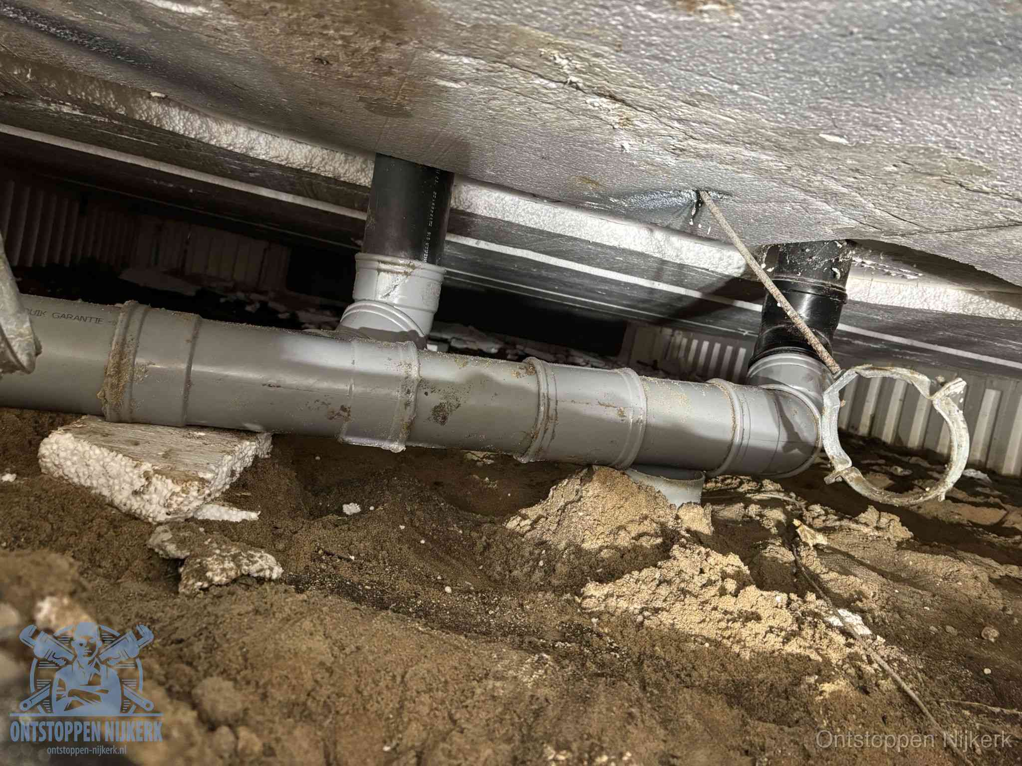 Gemengd gescheiden rioolstelsel in Nijkerk