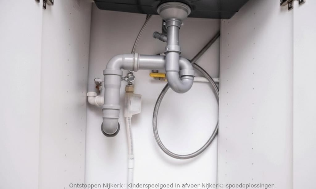 Kinderspeelgoed in afvoer Nijkerk: spoedoplossingen