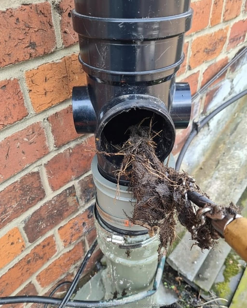 Verstopte regenpijp rioolproblemen Nijkerk: herfst nadert