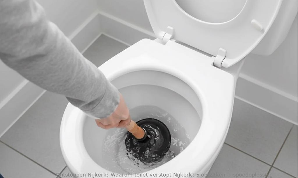 Waarom toilet verstopt Nijkerk: 5 oorzaken + spoedoplossing